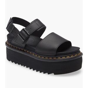 Black Platform Sandals Dr. Martens